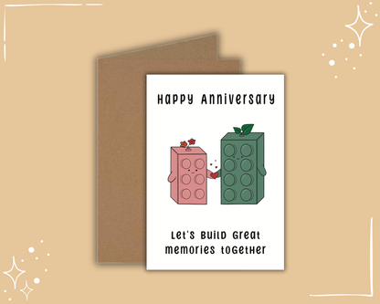 Lego Anniversary Card