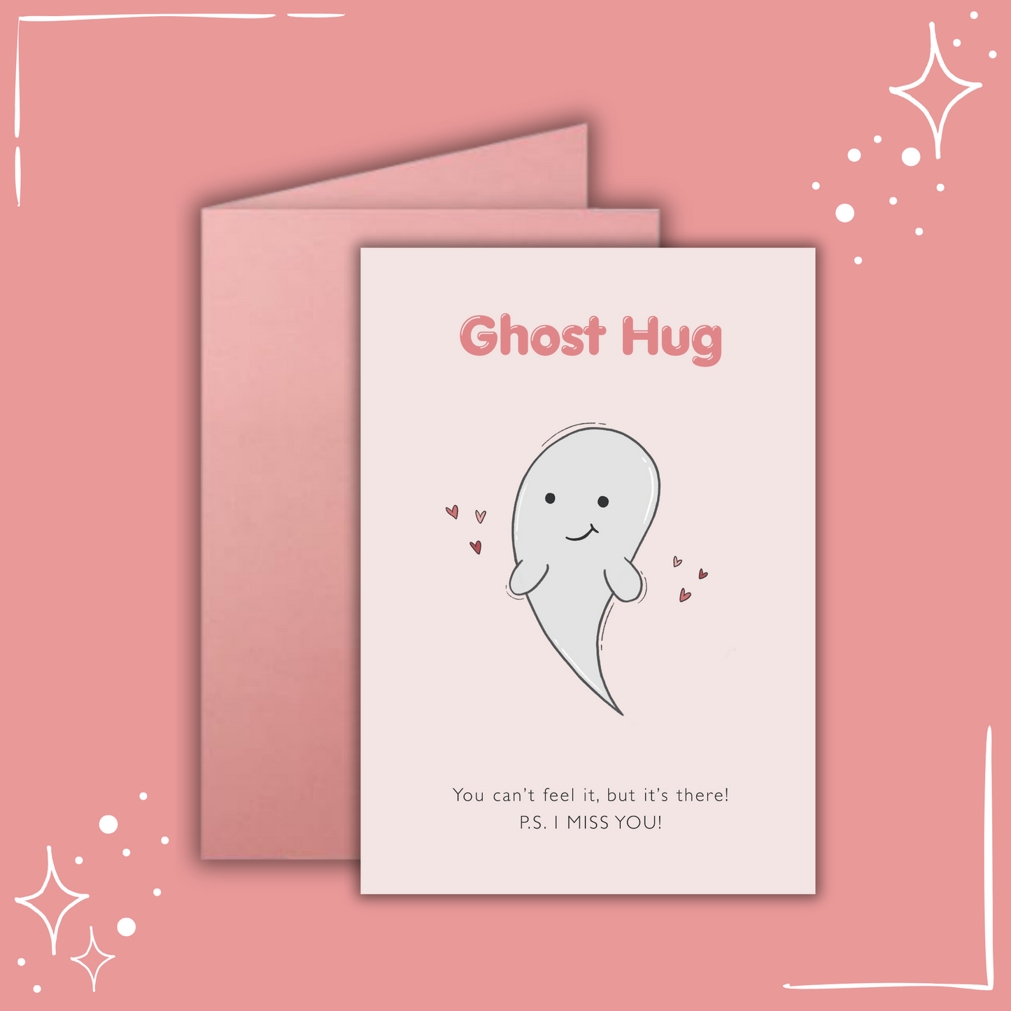 Ghost Hug Greeting Card