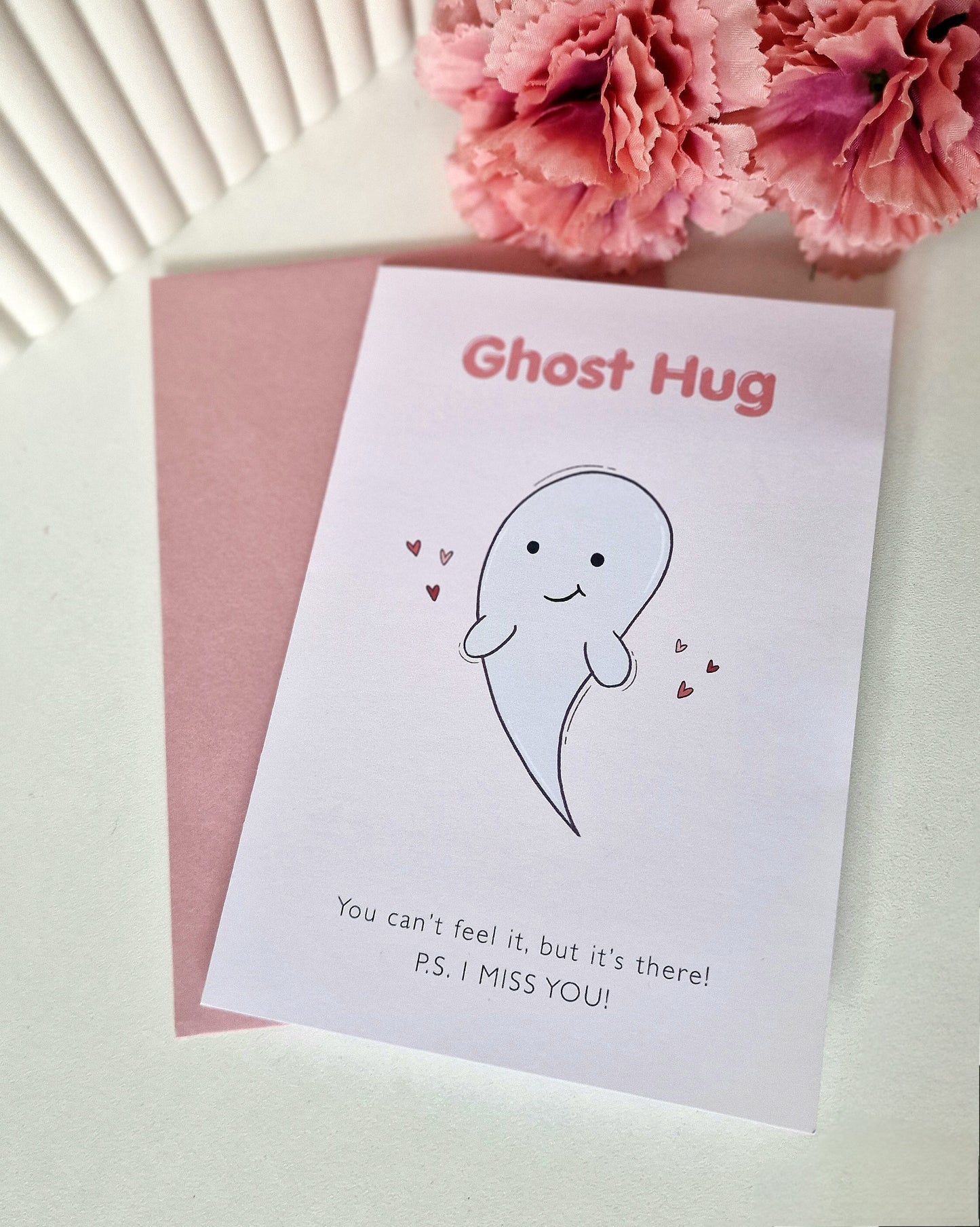 Ghost Hug Greeting Card