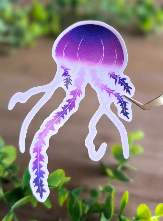 Purple Jellyfish Sticker