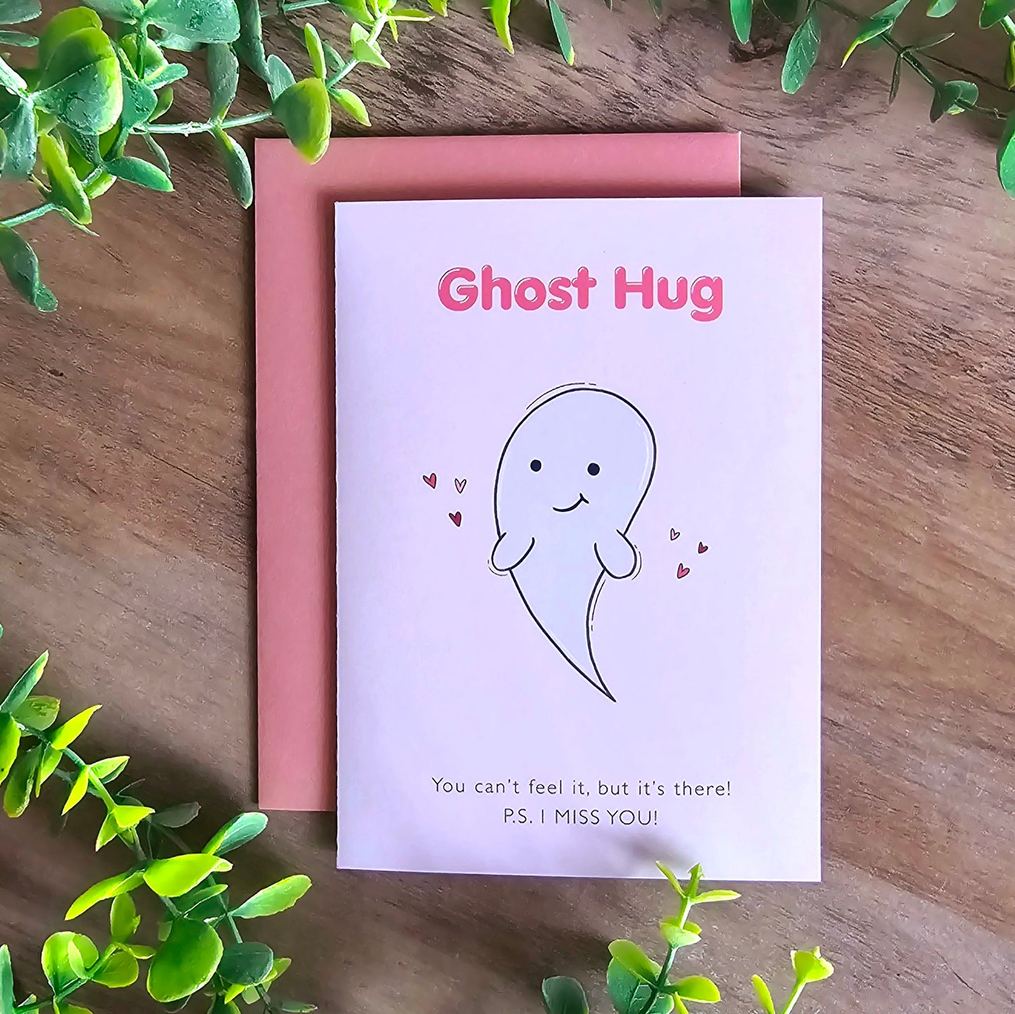 Ghost Hug Greeting Card