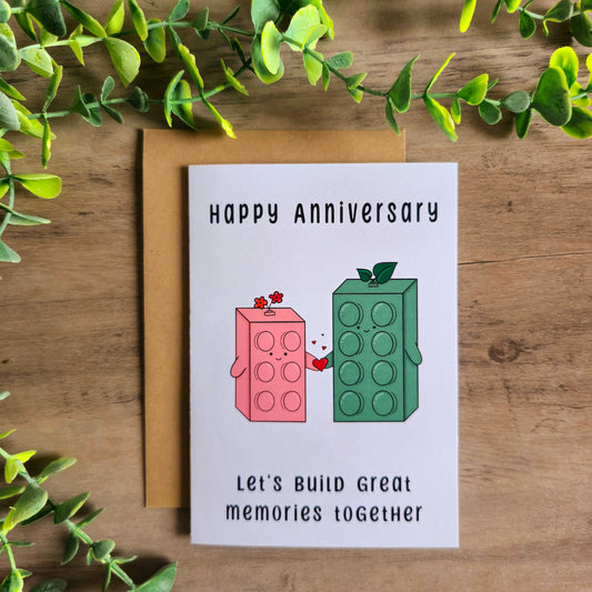 Lego Anniversary Card