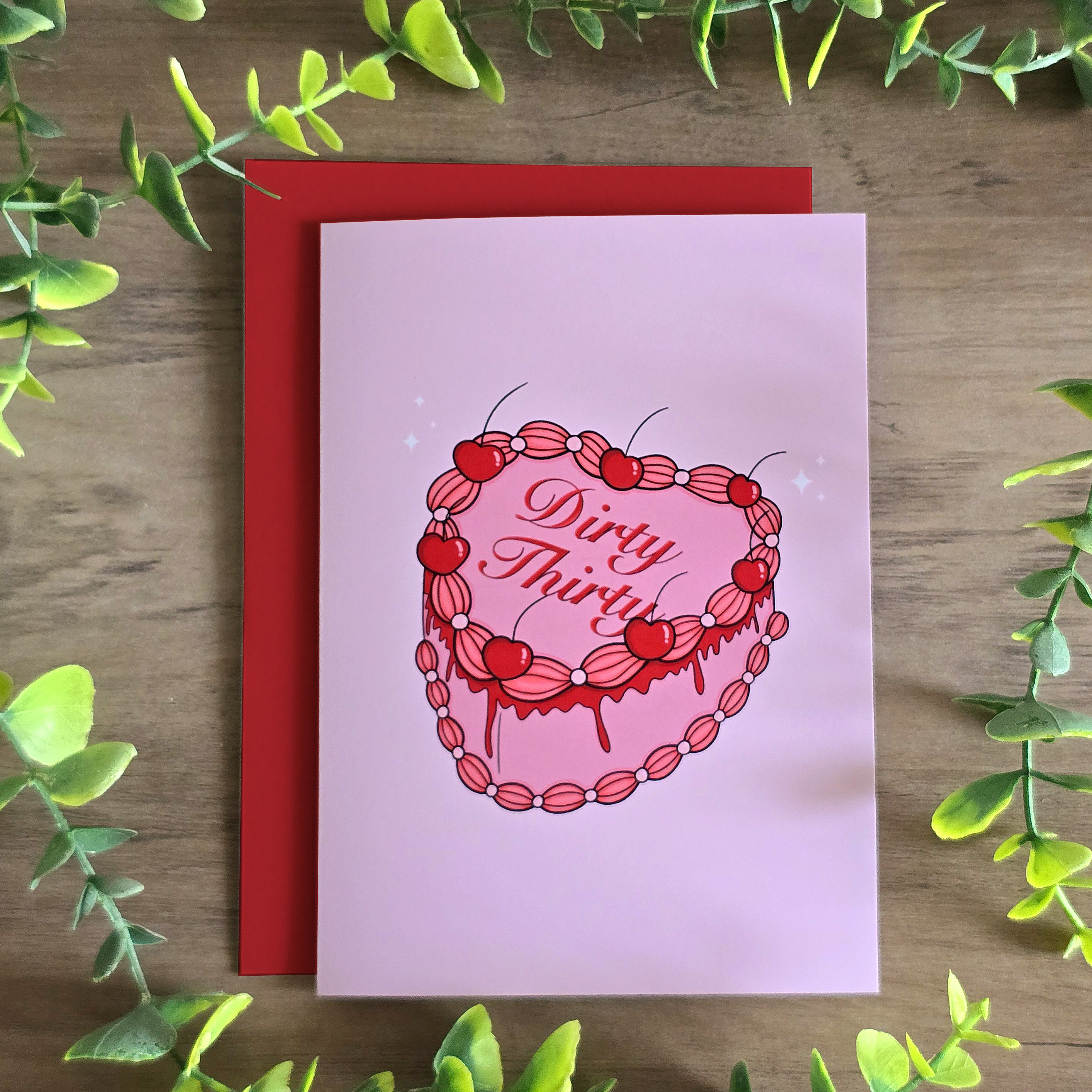 Dirty Thirty Birthday Card