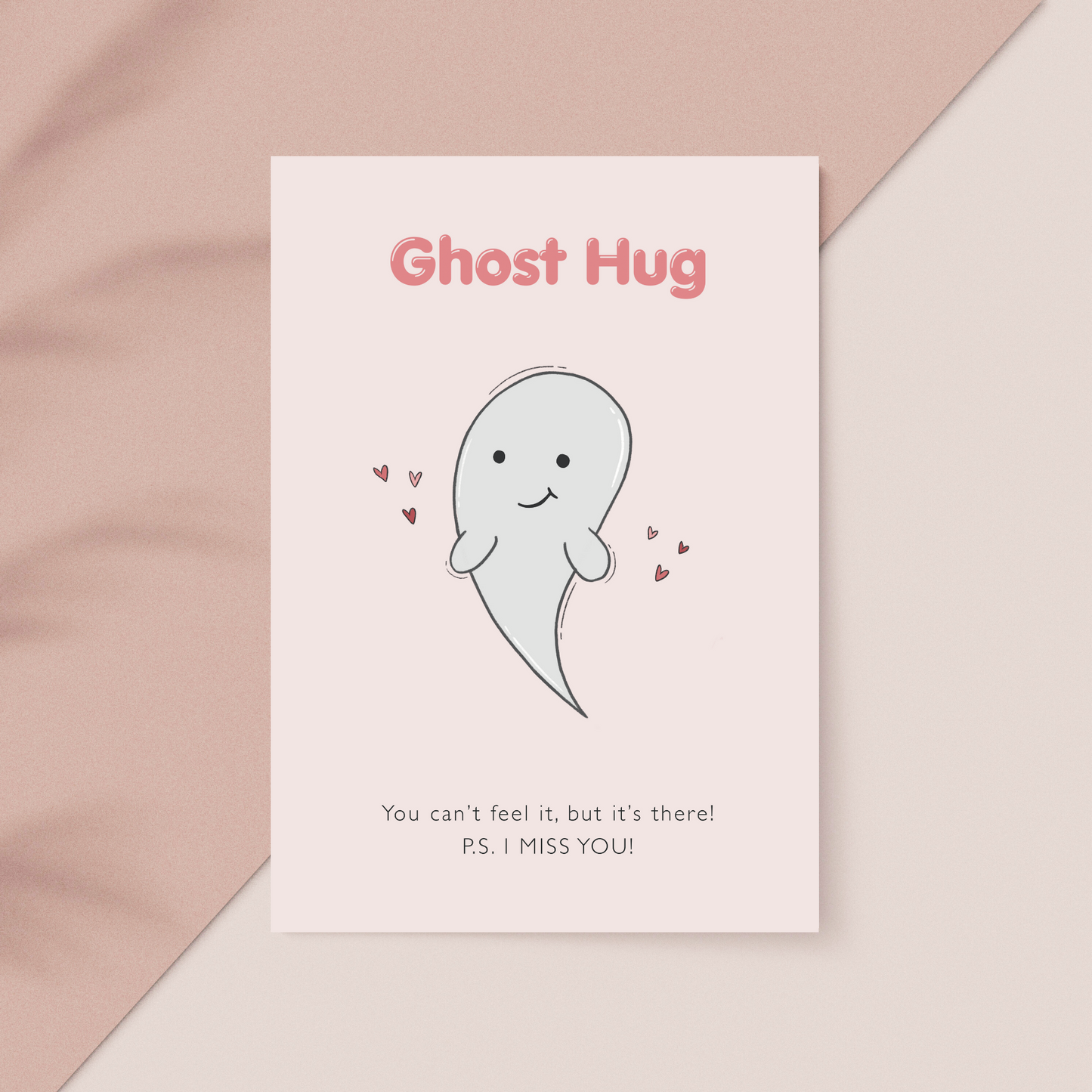 Ghost Hug Greeting Card