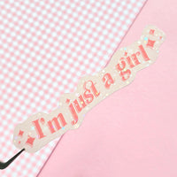 I'm just a girl Sticker