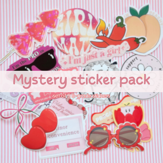 B-Grade Mystery Sticker Pack