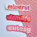 Very Mindful, Very Demure, Very Cutesy Holographic Sticker Pack