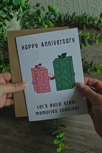 Lego Anniversary Card