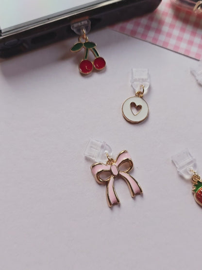 Girly Kindle and Phone Dust Plug USB-C