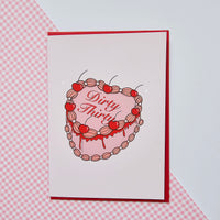 Dirty Thirty Birthday Card