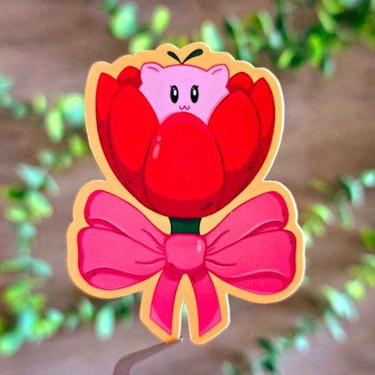 Tulip & Bow Sticker