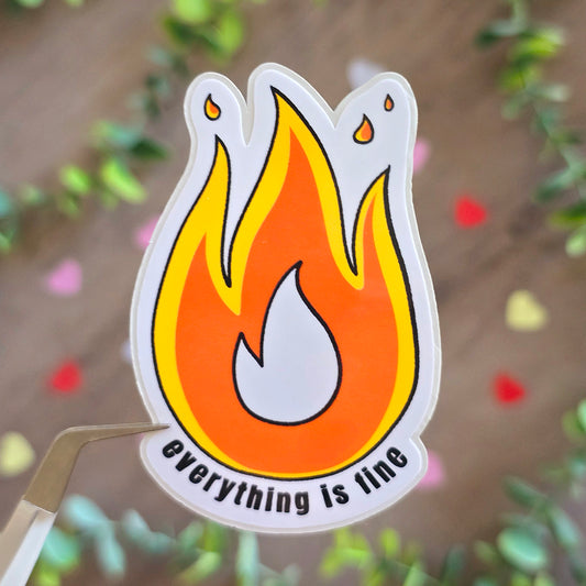 Everything is fine Sticker