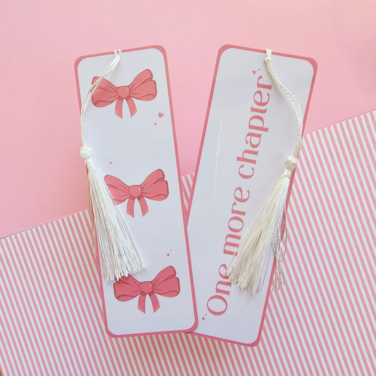 One more chapter Coquette Bookmark