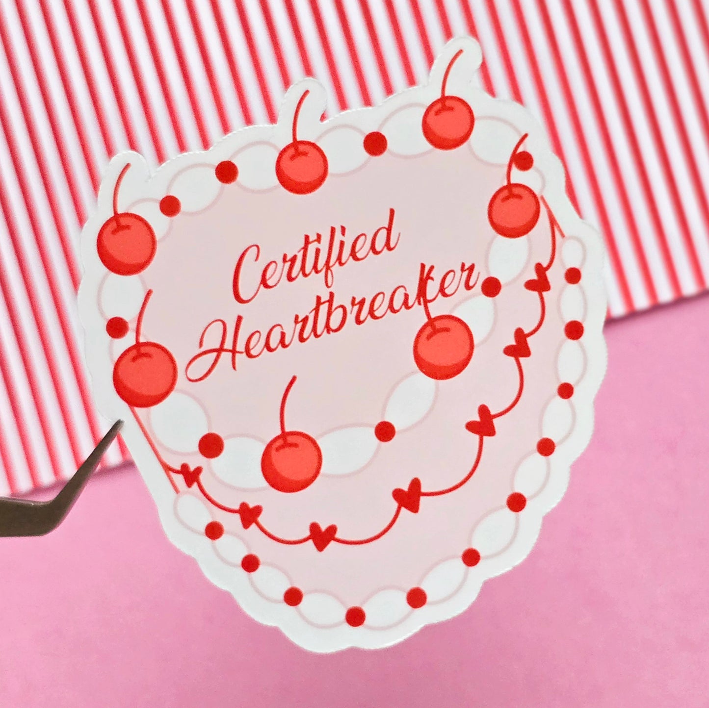 Certified Heartbreaker Sticker