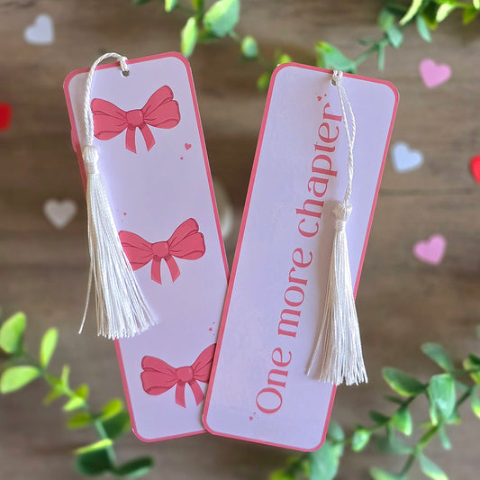 One more chapter Coquette Bookmark