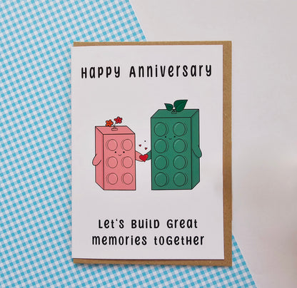 Lego Anniversary Card