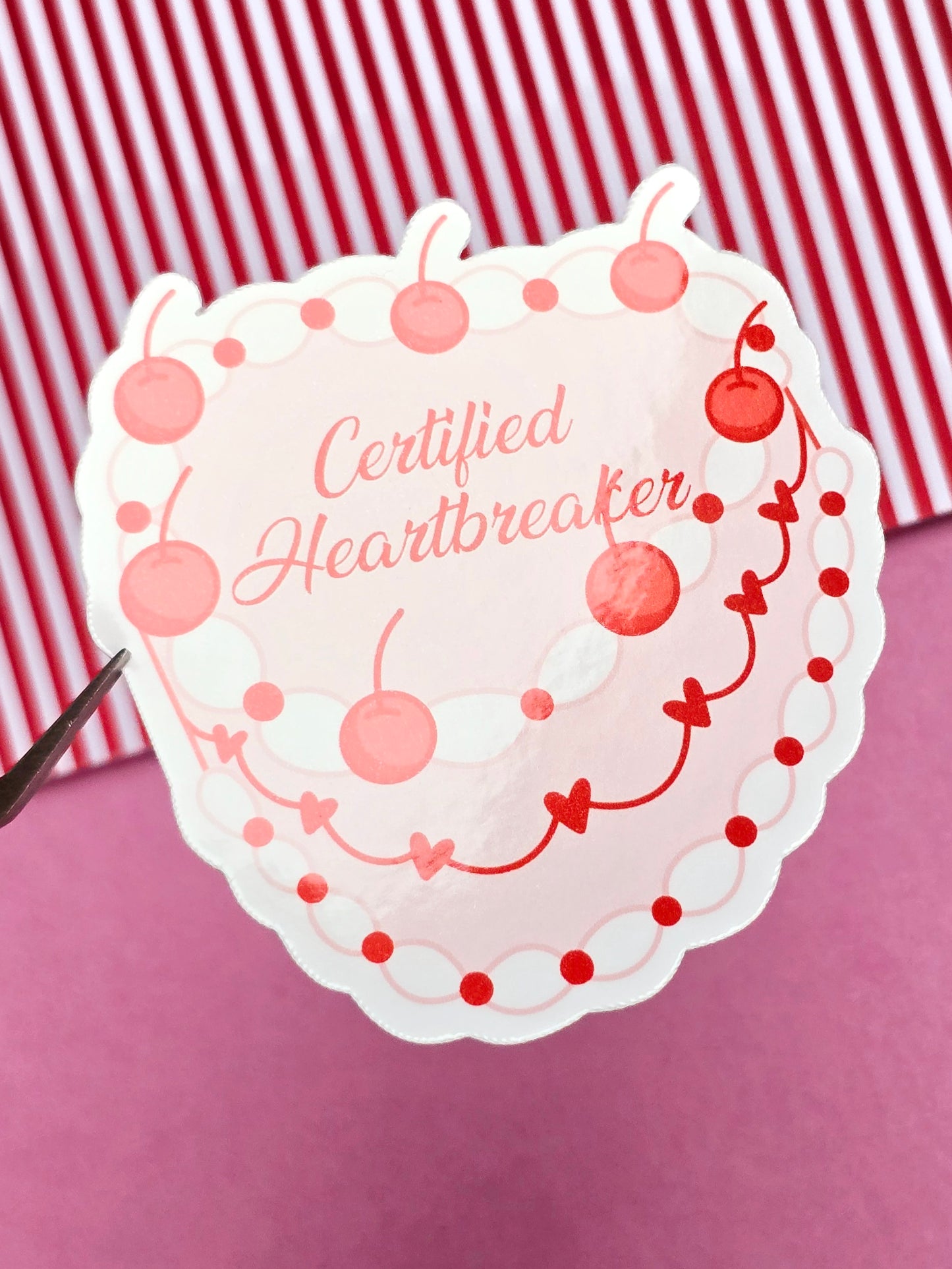 Certified Heartbreaker Sticker