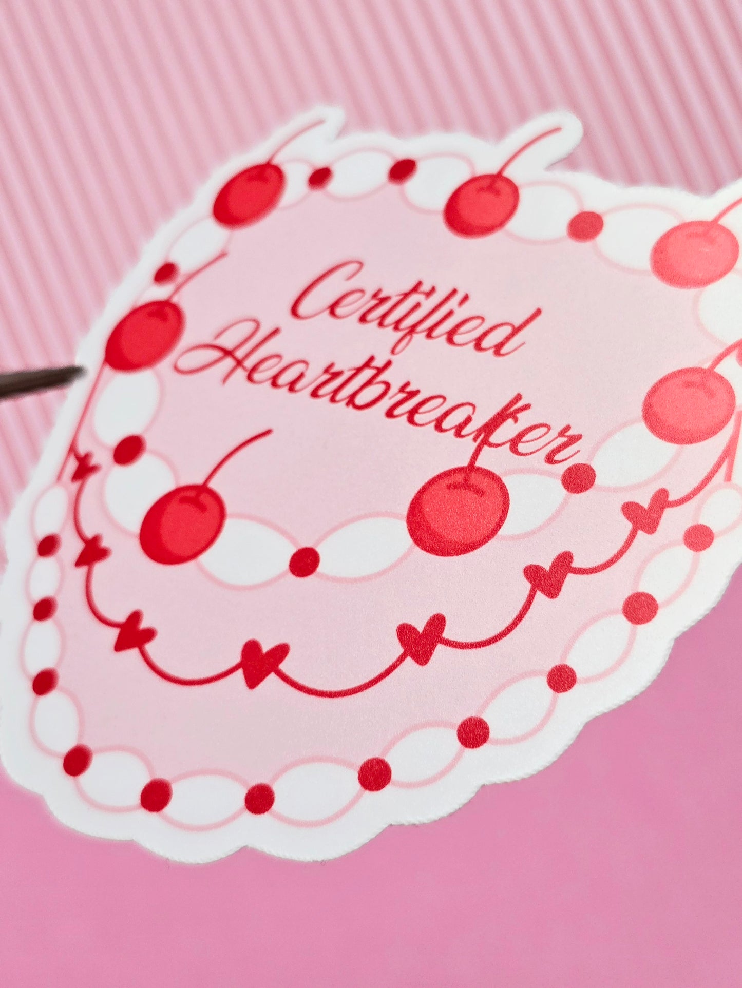 Certified Heartbreaker Sticker