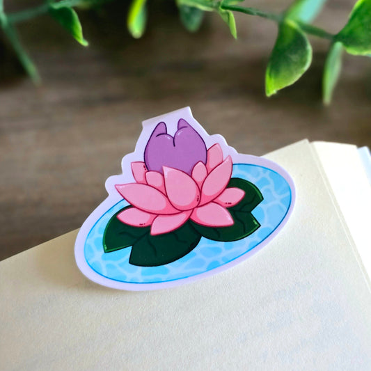 Water Lily Magnetic Page Marker